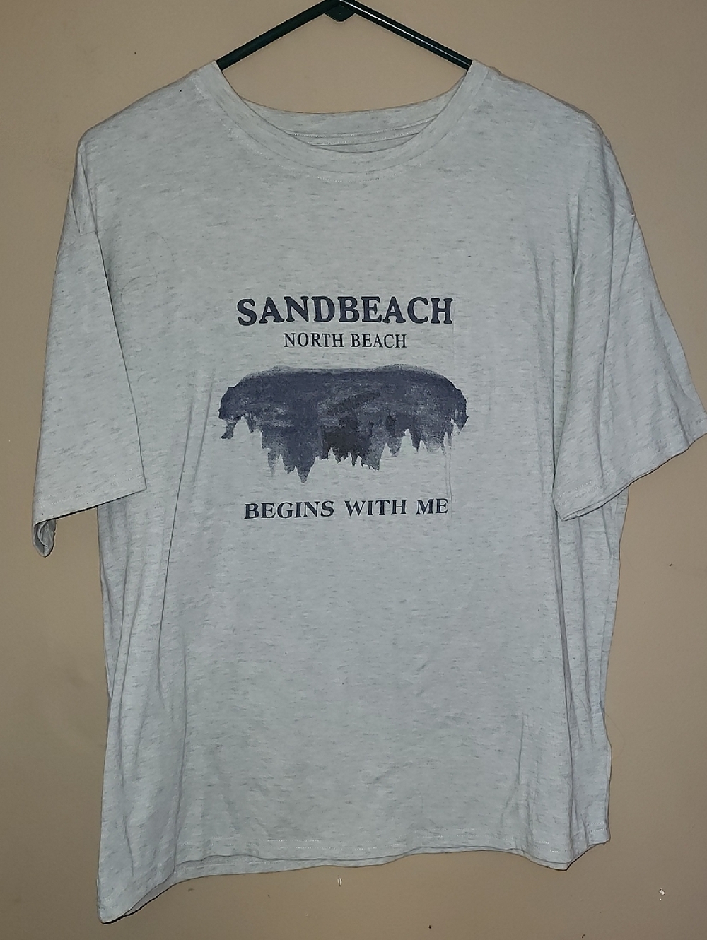 North Beach Light Gray Graphic T-Shirt